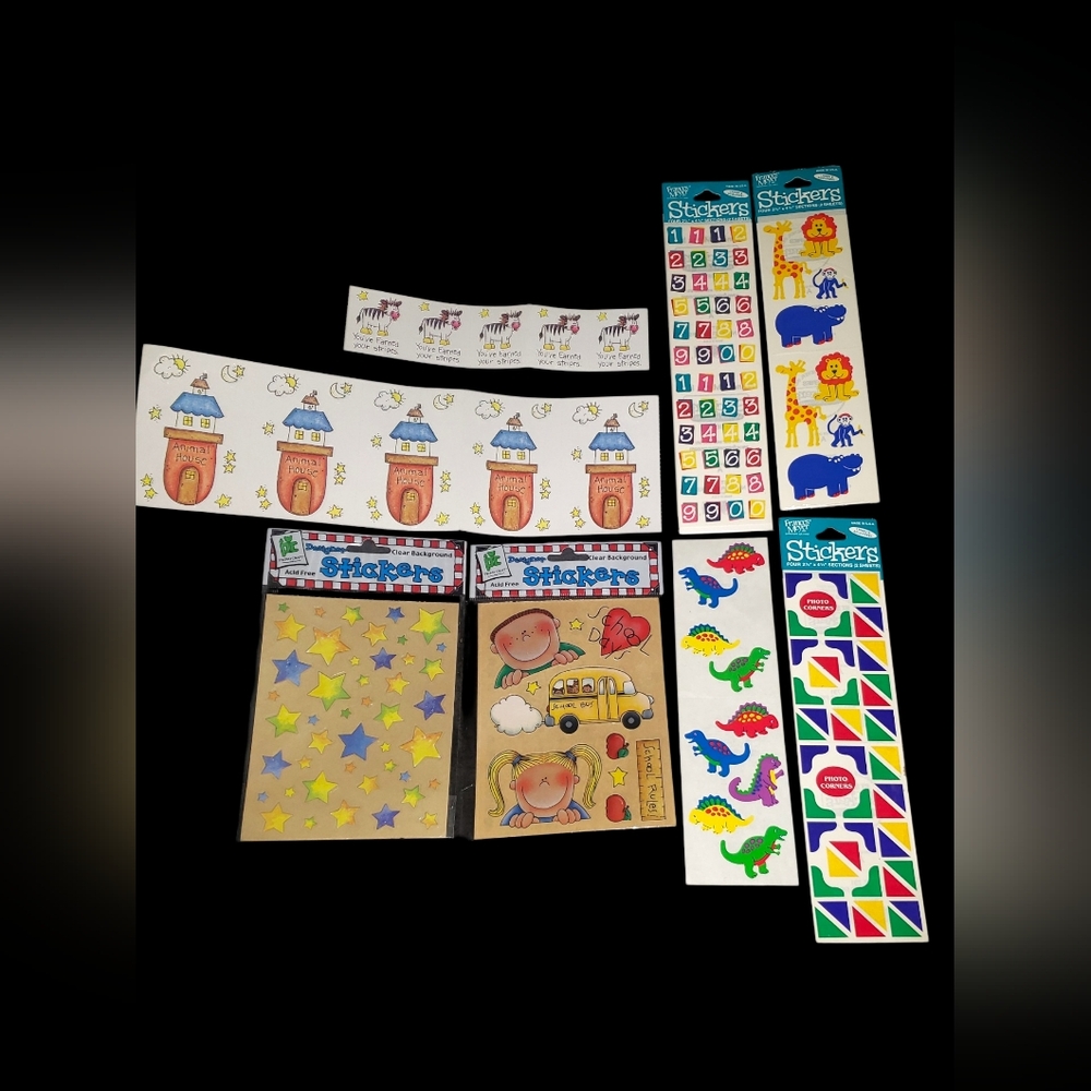 RARE VINTAGE 1980's & 1990's 300+ Sticker BUNDLE